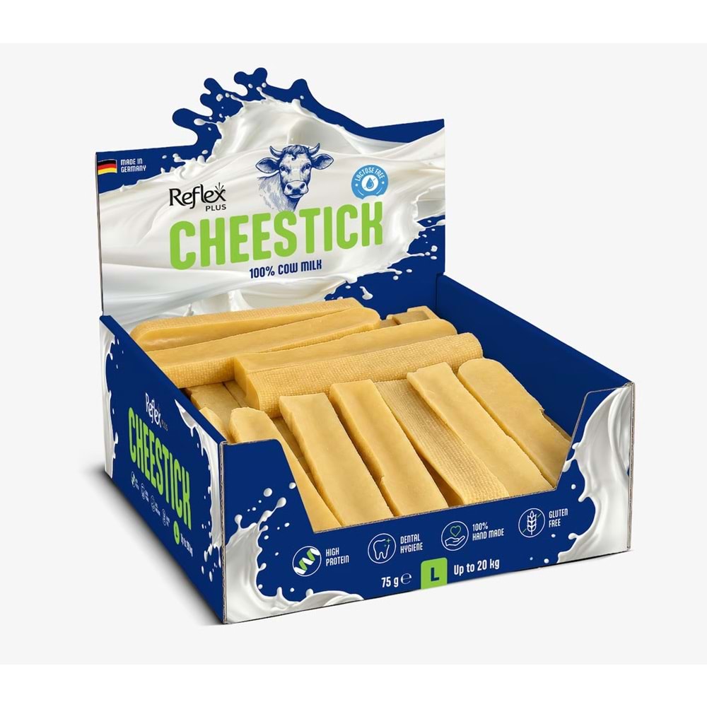 Reflex Plus CheeseStick %100 Sütlü Köpek Ödül Çubuğu 75 gr