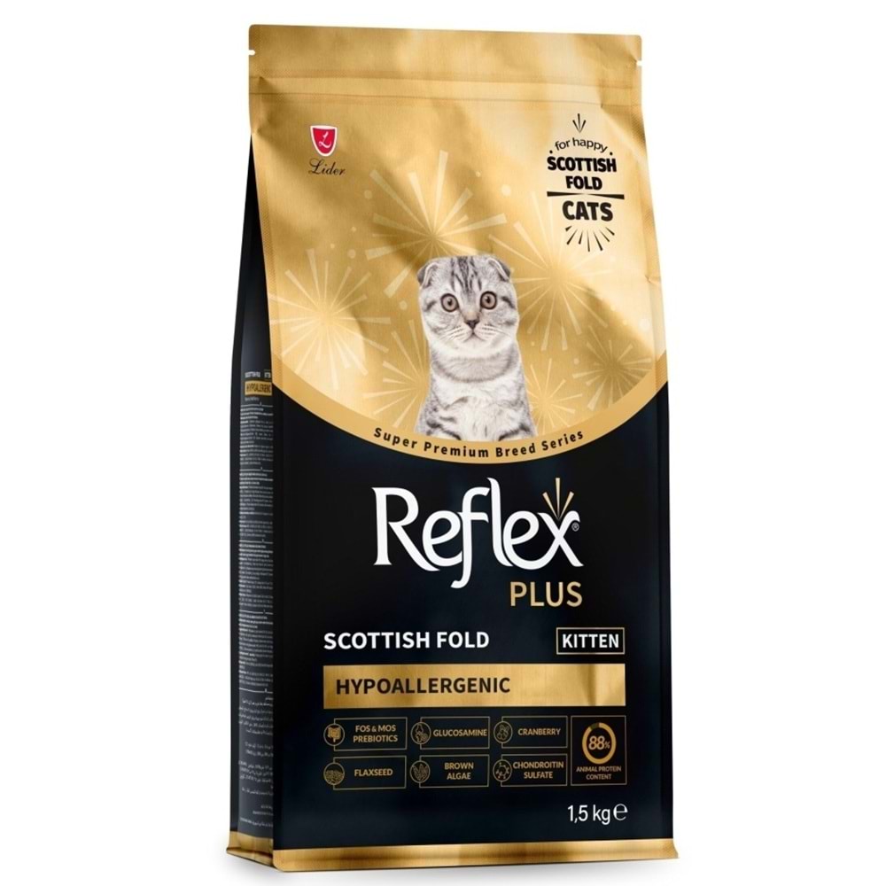 Reflex Plus Hipoalerjenik Scottish Fold Yavru Kedi Maması 1,5Kg