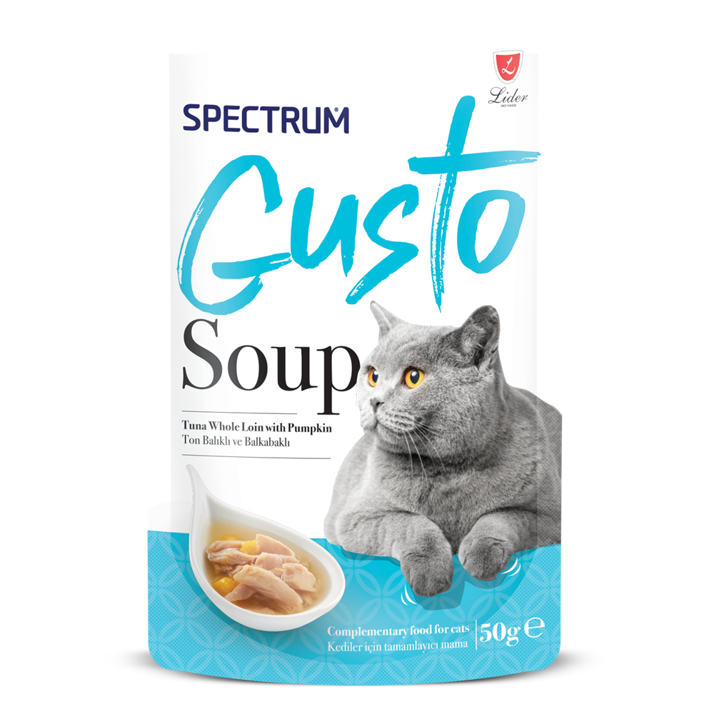 Spectrum Gusto Ton Balıklı Ve Balkabaklı Kedi Çorba 50Gr