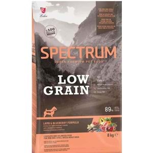 Spectrum Kuzu Etli Yaban Mersinli Köpek Maması 8+1 Kg