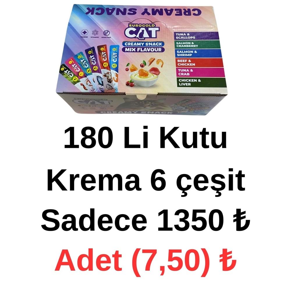 Eurogold 180 li Krema (6 Çeşit)