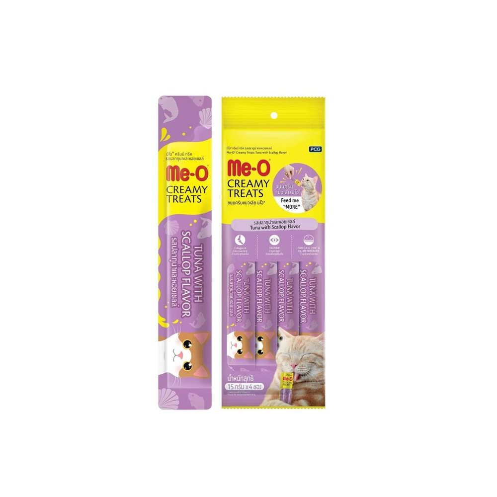7-ME-O CREAMY DENİZ TAR.&TON BAL.KEDİ ÖDÜL 4X15GR