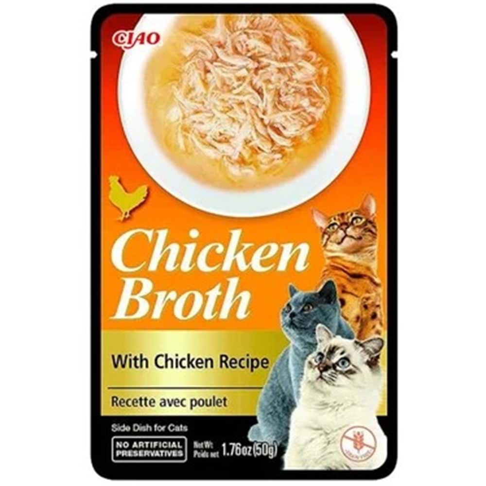 Cıao Chıcken Broth Tavuk Sulu Ve Tavuklu Kedi Çorbası